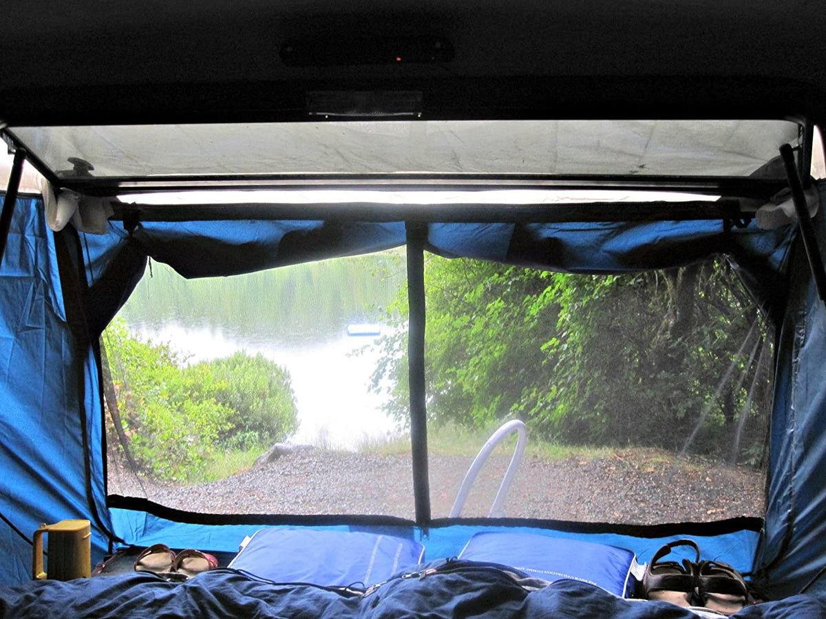 dac full size truck tent DA3 MID-SIZE Bed Color:Silver (TT) TC Electronic Ditto Stereo Gear open one of the